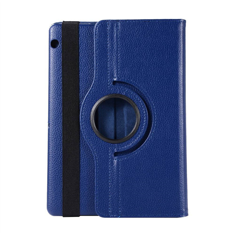 For huawei mediapad t5 10.1 inch  ags2-w09 ags2-w19 ags2-l03 ags2-l09 360 degree rotating leather smart cover case