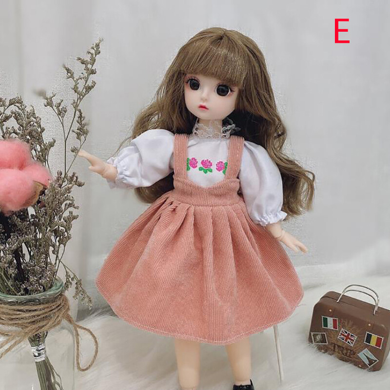 FOO 30cm BJD Doll 1/6 Princess Doll Dress DIY Clothes Girls Toy Gift(without Doll)