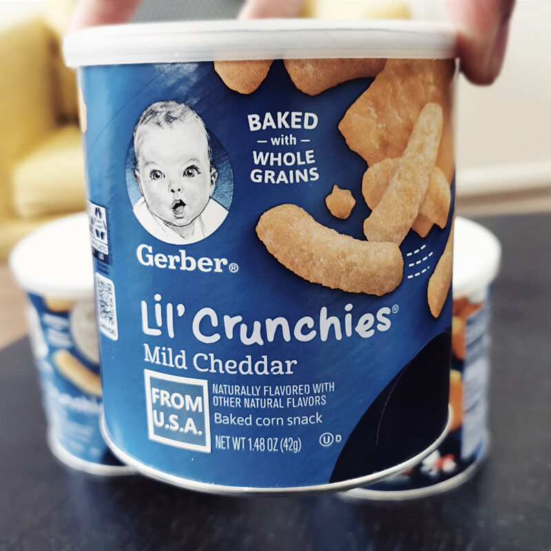 gerber cheddar puffs