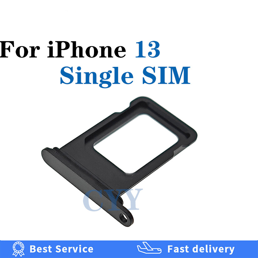 Khay Đựng Thẻ Sim Chất Lượng Cao Cho iPhone 13 13Mini 13Pro 13 Pro Max / Mini + Bộ Chuyển Đổi Thẻ Sim Với Ngăn Đựng Thẻ Micro SD Bộ Chuyển Đổi Khay Khe Bộ Phận Thay Thế Hai/Một SIM