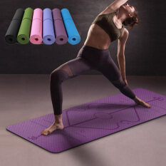 【Miễn Phí 2 Tapes】 Thảm Yoga Cho Tập Luyện Nữ Thể Dục Thể Thao EVA Mjuka Mat Dày Chống Trượt Màu Trơn Nổi Bảo Vệ Môi Trường Mat Di Động Chống Sốc Khiêu Vũ Yoga Matt