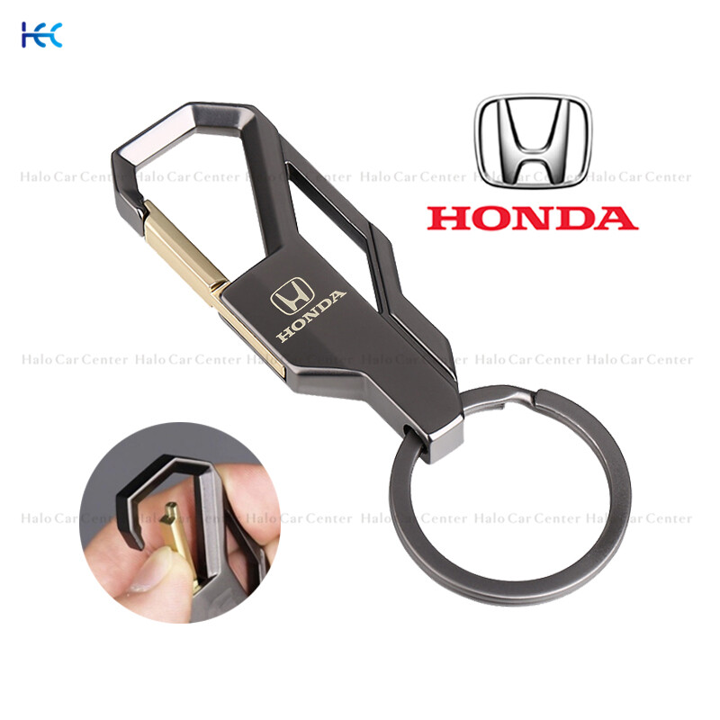Creative Car Logo keychain Alloy Metal Keyring for Honda