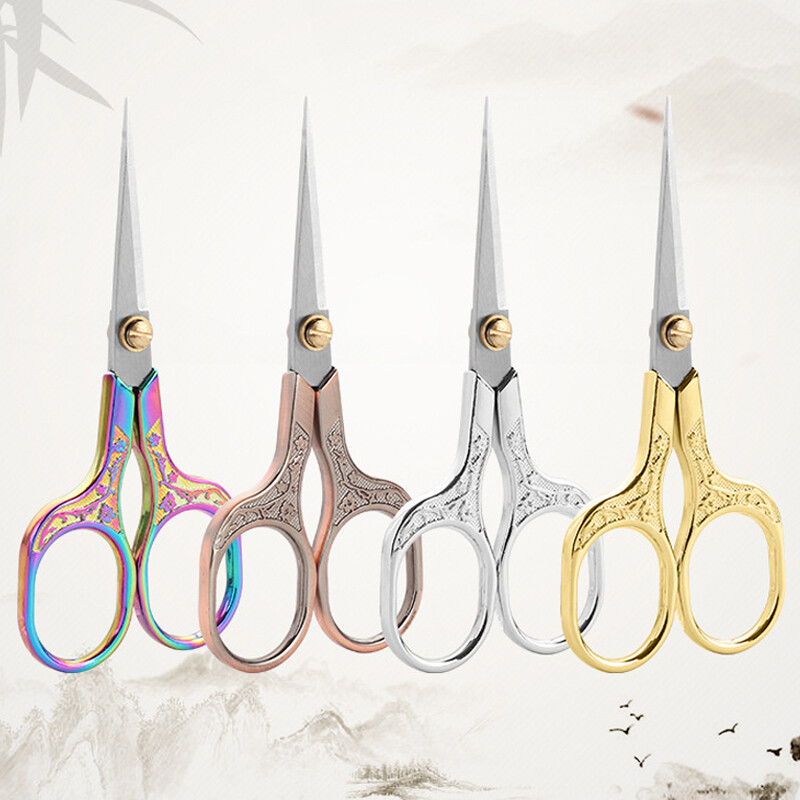 yurongfx Vintage Thread Scissor Tools Stainless Steel Sewing Fabric ...