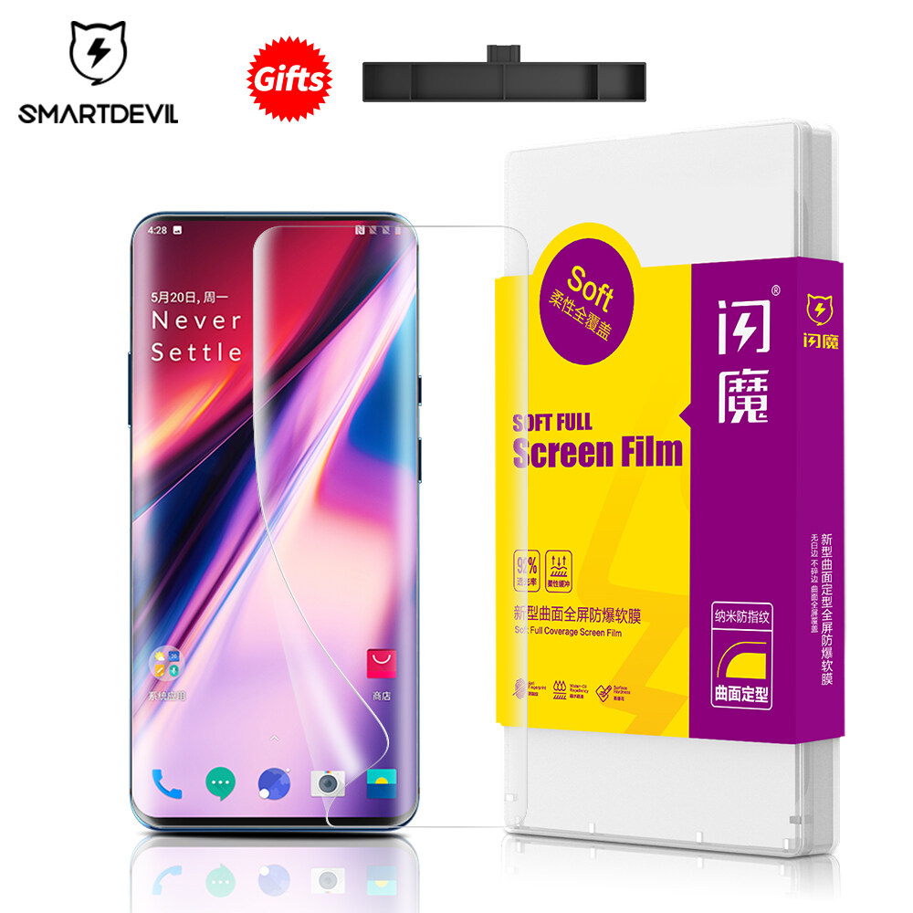 Smartdevil bảo vệ màn hình cho OnePlus Ace 3 Pro Ace 2 Pro Oneplus 12 12R Oneplus 13 Oneplus 11 10 Pro 9 Pro 8 Pro Oneplus 7 Pro Oneplus 7t Pro bọc hoàn toàn rõ ràng phủ keo toàn bộ Hydrogel phim