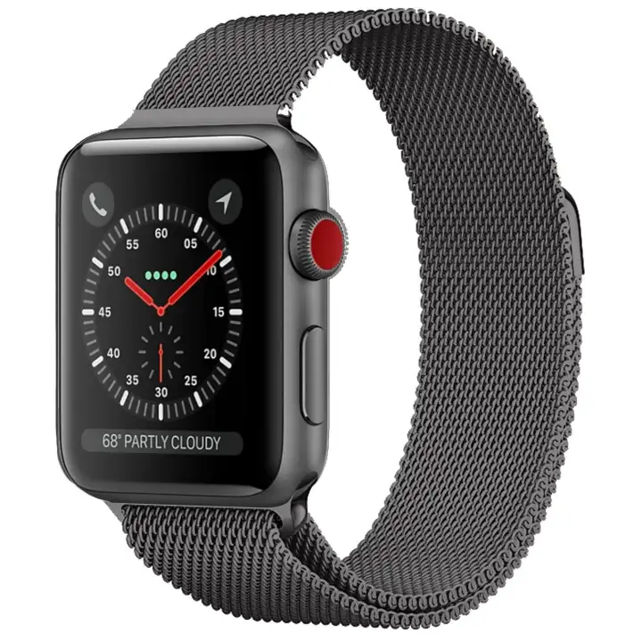 apple watch series 3 with milanese loop