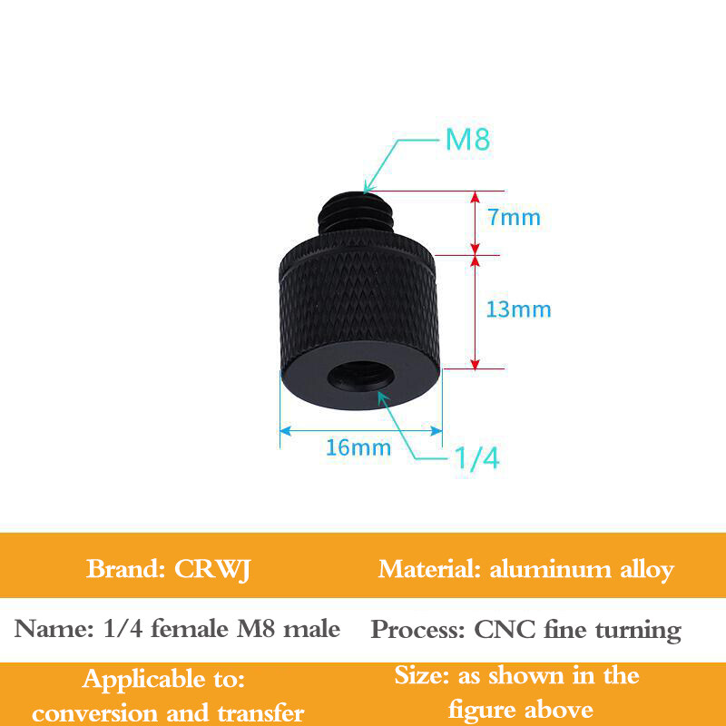 Vít Giá Ba Chân Đai Ốc Kép Bộ Chuyển Đổi Giá Đỡ Máy Chiếu 1 4 Sang M4 M5