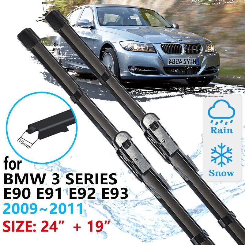 Car front wiper blades for bmw 3 series e90 e91 e92 e93 2009 2010 2011 windscreen windshield accessories window 320i 325i 330i