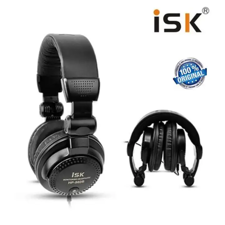 Original Isk Hp 960b Headband Headphone Auriculares Studio Monitor Dynamic Stereo Dj Headphones Hd Headset Noise Isolating Earphone Lazada Ph