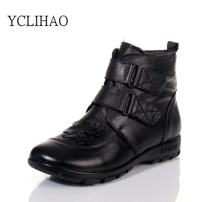 flat waterproof ankle boots