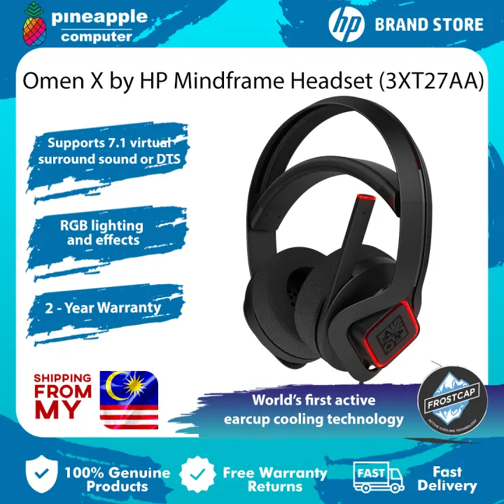 hp omen by mindframe headset 3xt27aa