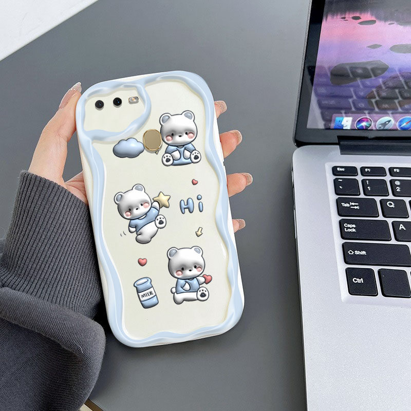 Callfire 2023 mới dễ thương Ốp điện thoại cho OPPO A7 A5S A12 a11k F9 F9 Pro Vỏ với bảo vệ máy ảnh thiết kế mới trường hợp trong suốt