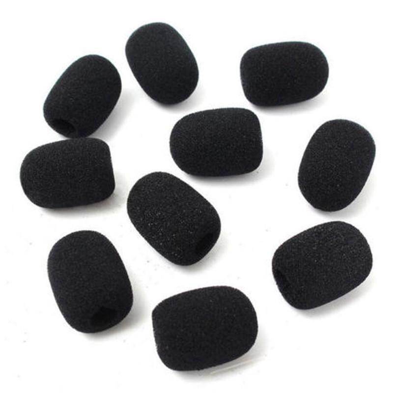 Ministar 5 Miếng Xốp Xốp Bọt Biển Chắn Gió Cho Tai Nghe Micro Bọc Mic Màu Đen