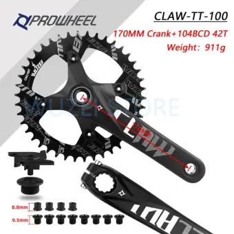 fat bike crankset 120mm