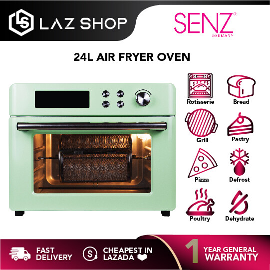 Firenzzi 25L Multi-Function Air Fryer Oven 1700W Stainless Steel