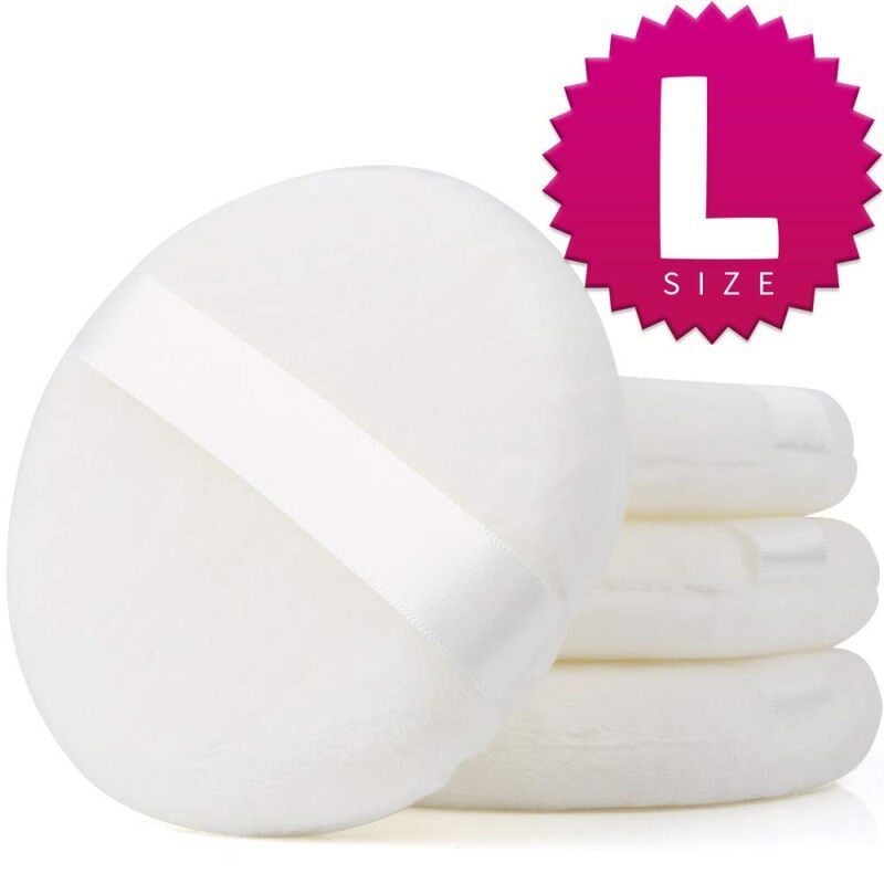 Large Size Makeup Puff Extra Soft Powder Puff Smooth Powder Puff Baby Powder Puff Round Cotton Puff