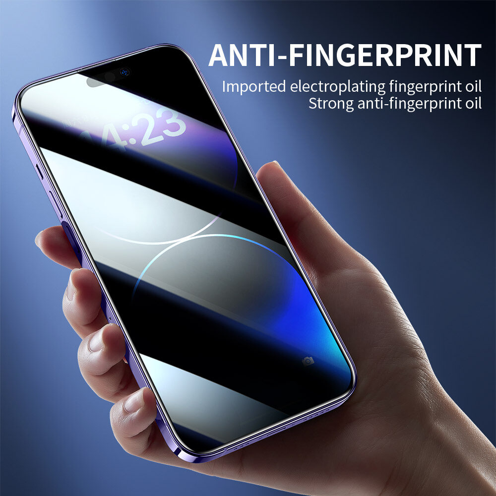SmartDevil Corning Glass Miếng dán màn hình chống nhìn trộm Đối Với iPhone 16 Pro Max 14 Pro max iPhone 15 Pro Max 16 Plus 14 Plus 15 Plus 13 Pro max iPhone 16e che phủ toàn màn hình Tempered miếng dán film thủy tinh Chống Nhìn Trộm Chống Dấu Vân Tay