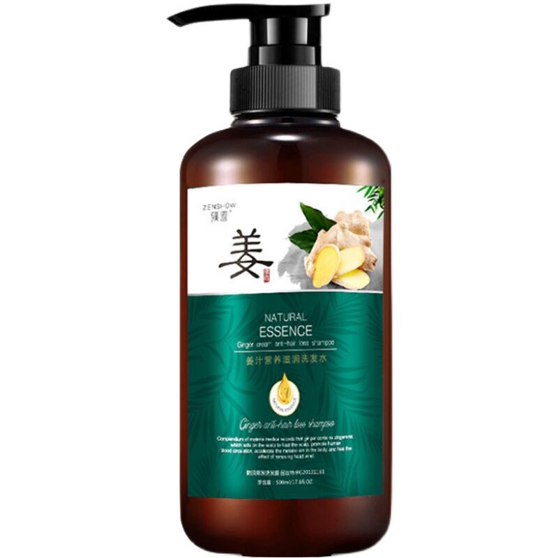 ZHENXIU Ginger Juice Nourishing Shampoo 500ml 生姜洗发水防脱增发去屑止痒控油 Lazada