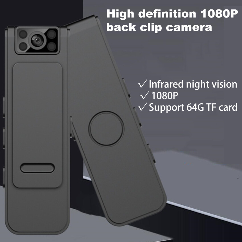【Ready Stock】1pcs L8 Body Camera Mini Digital HD Camera Mini Camera Magnetic Motion Snapshot Loop Recording Camera Video Camera