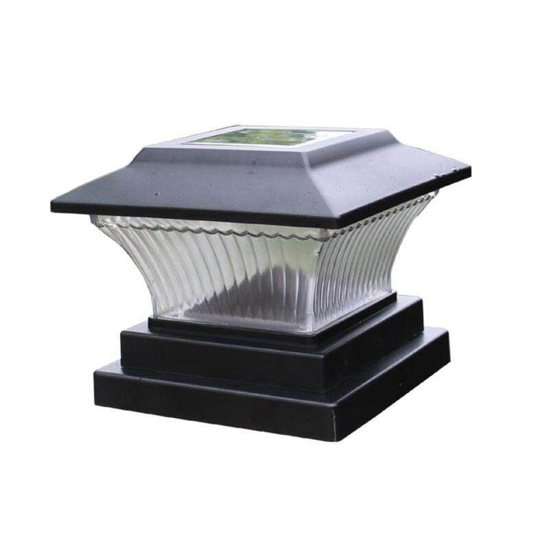 Đèn Led trụ cột năng lượng mặt trời Peggybuy đèn sân vườn ngoài trời bảo vệ chiếu sáng và trang trí ngôi nhà - INTL