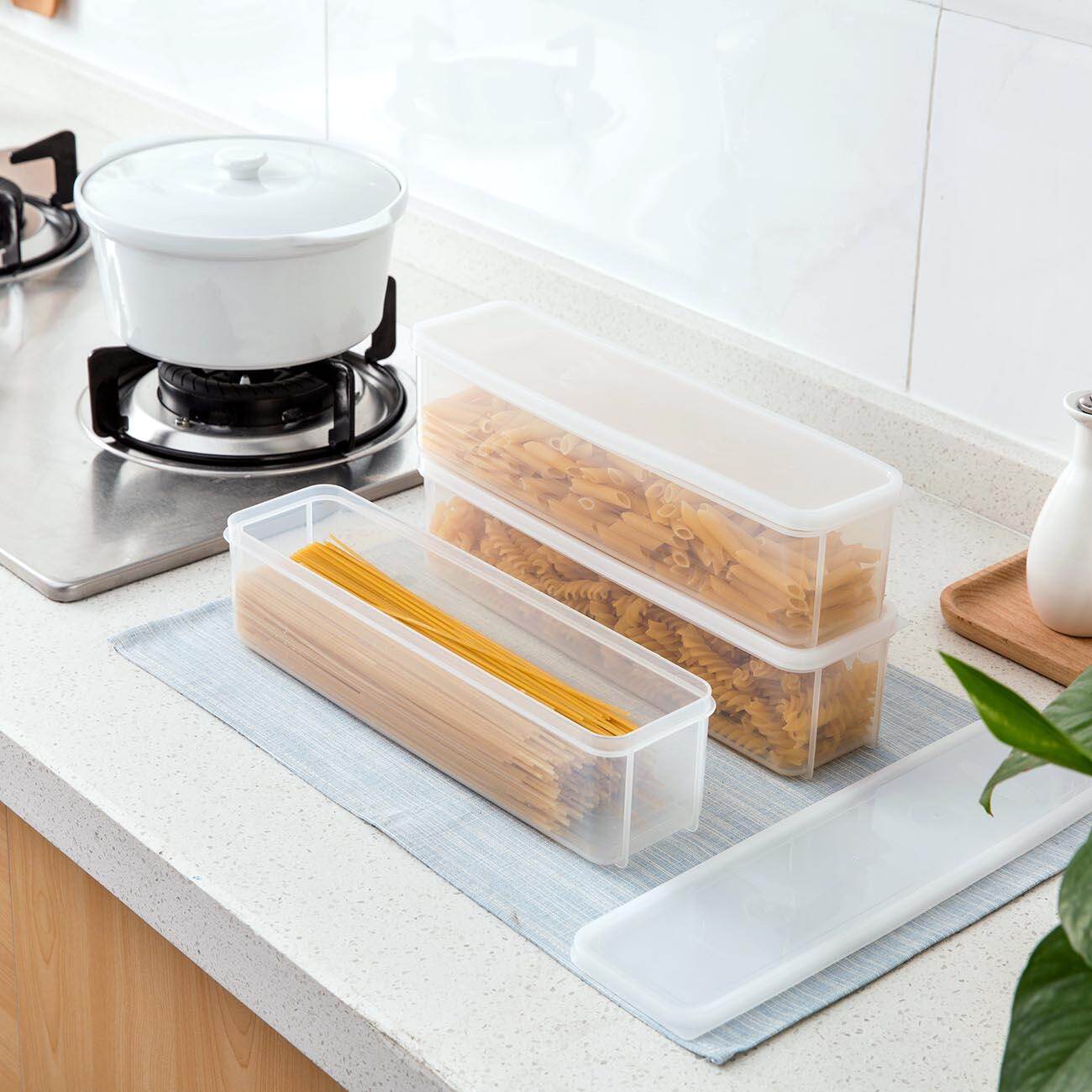 Kitchen Plastic Sealed Box Pasta Storage Box Tableware Storage Box
