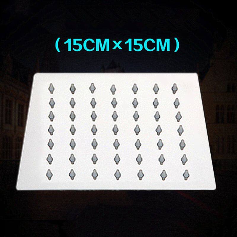 Top Spray Rainfall Shower for Head Stainless Steel Square Shower Vertical Fixed Adjustable Shower for Head Easy Installa