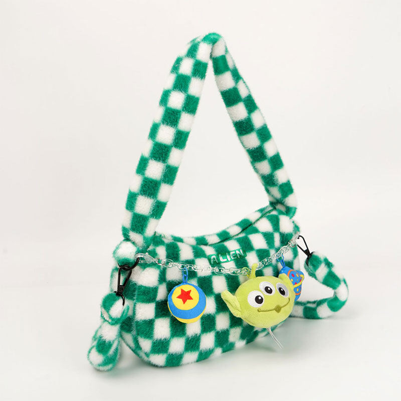 C&K Plush Cute Shoulder Bag Soft Sweet Shoulder Bag