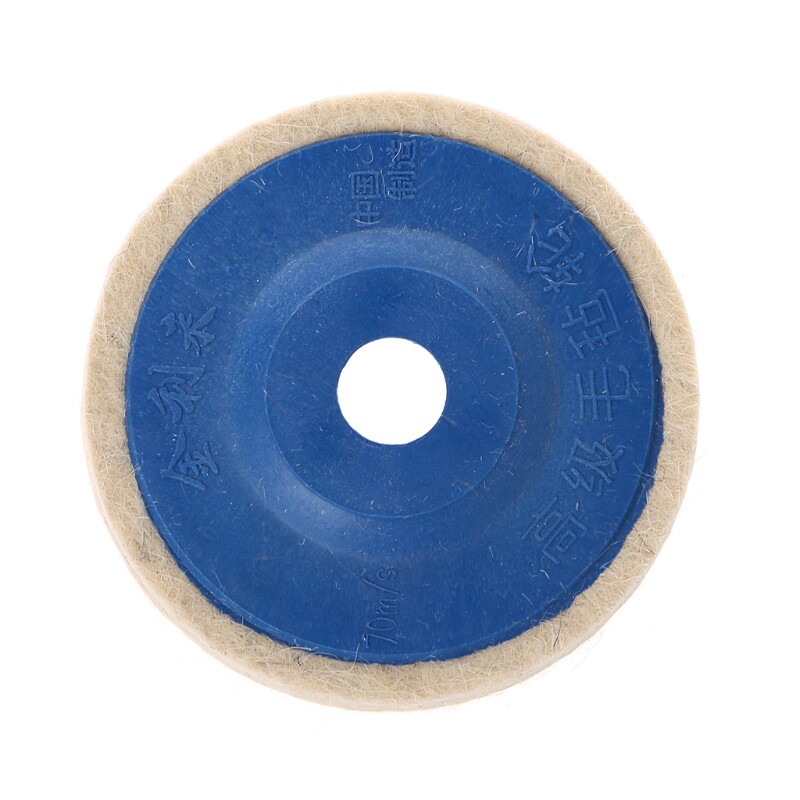 5 Cái 4 ''Vòng Đánh Bóng Bánh Xe Nỉ Len Đánh Bóng Pad Buffer Disc Công Cụ
