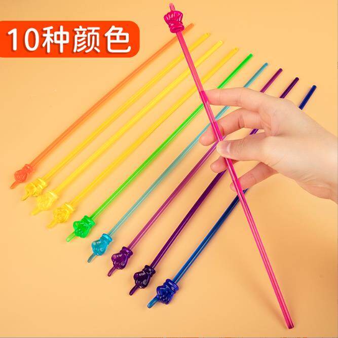 Yespery 5pcs ngón tay đọc sách Gậy mầm non dụng cụ giảng dạy uốn cong gậy công cụ giảng dạy Montessori đồ chơi học tập giáo dục cho trẻ em