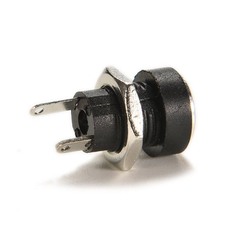 Aolie 10 Chiếc Giắc Cắm Nguồn Điện Một Chiều Đầu Nối Gắn Bảng Điều Khiển 5.5X2.1Mm