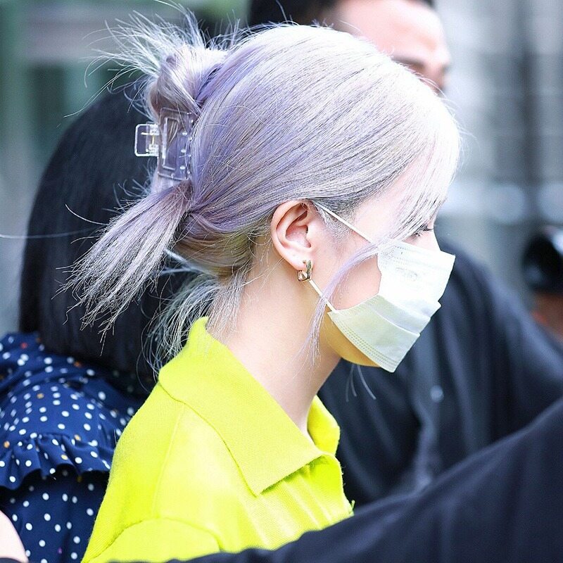 Korean Style Square Plastic Hairpin