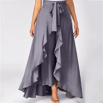 maxi skirt with bow