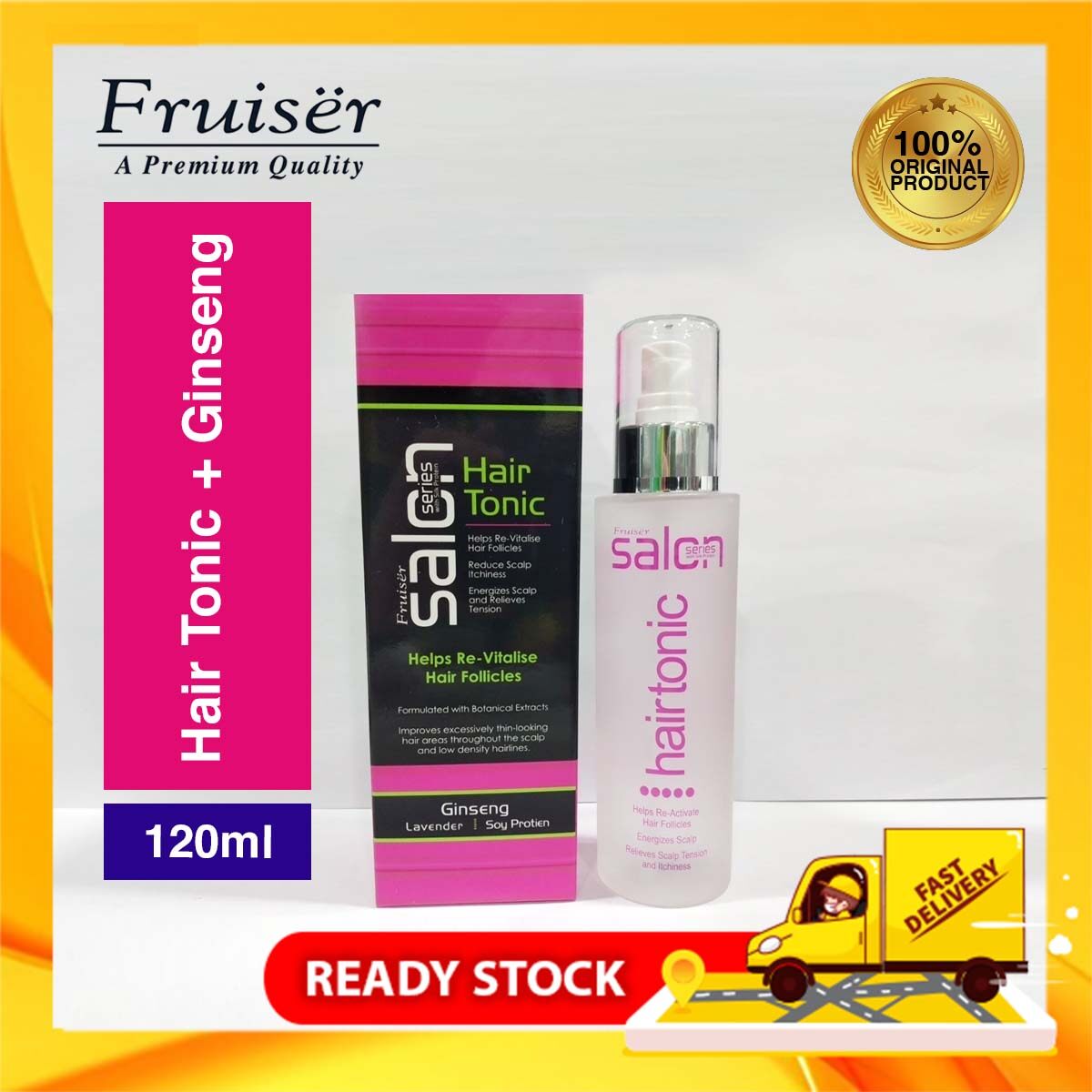 Fruiser Salon Hair Tonic + Ginseng 120ml Lazada