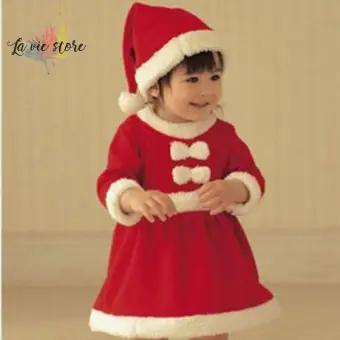 santa claus dress for baby girl