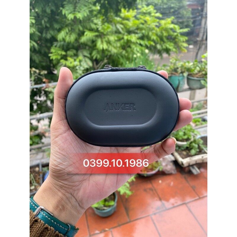 [12 x 7,5 x 3 cm] Túi đựng sạc cáp tai nghe  Anker