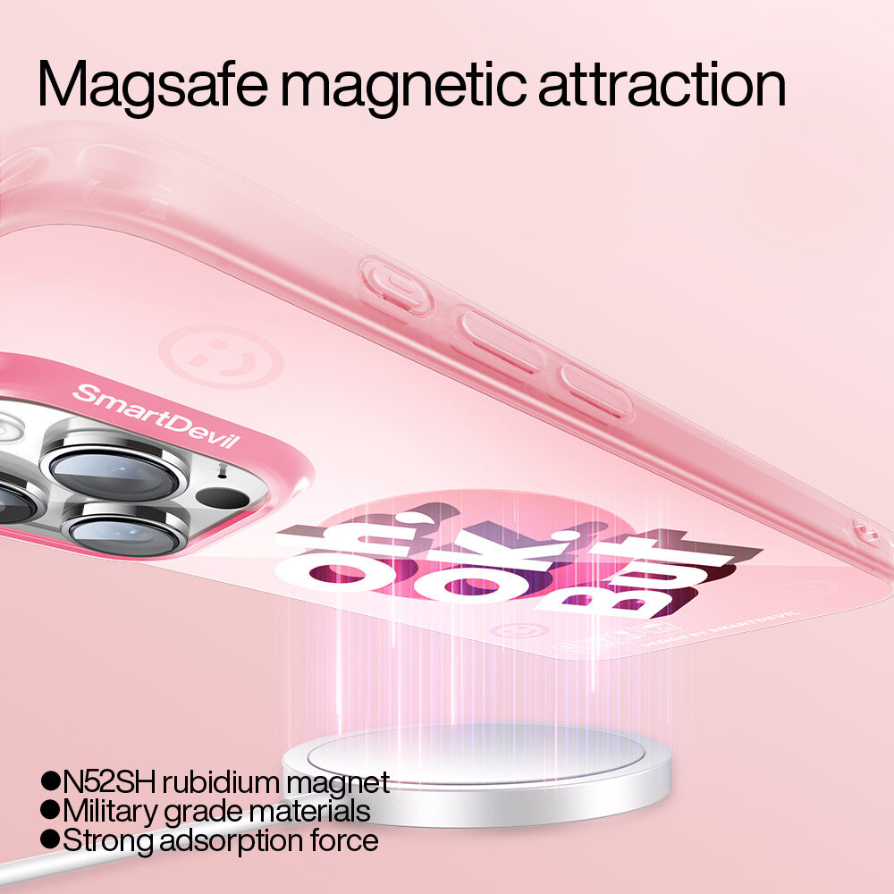 Smartdevil Ốp điện thoại cho Iphone 15 cộng với chống sốc thiết kế IMD điện thoại bảo vệ vỏ