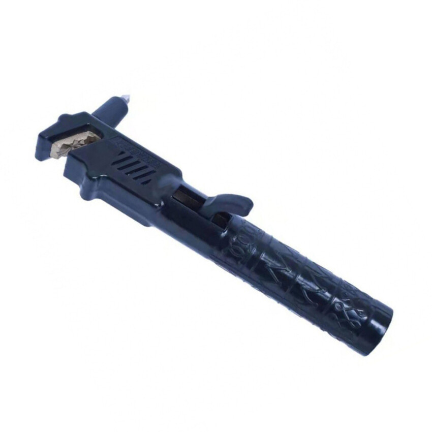 Crooked nozzle welding tongs electrode holder with chipping hammer compression spring high-power compression spring welding tongs with hammer copper core side opening