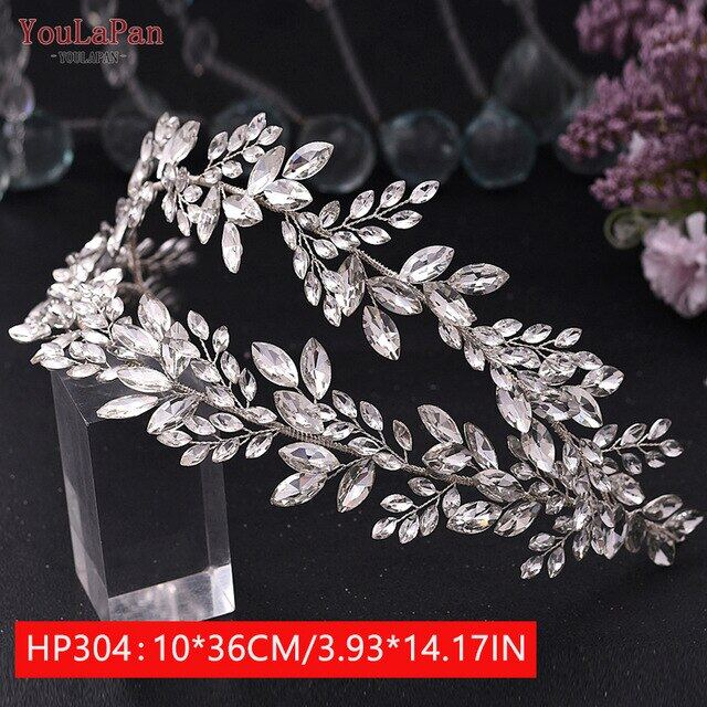 HP304เจ้าสาว Tiaras สำหรับงานแต่งงาน Rhinestone แฮร์พีซติดผมคริสตัล Headpiece อุปกรณ์ประดับศีรษะสำหรับงานแต่งงานสำหรับผมเจ้าสาวเครื่องประดับ