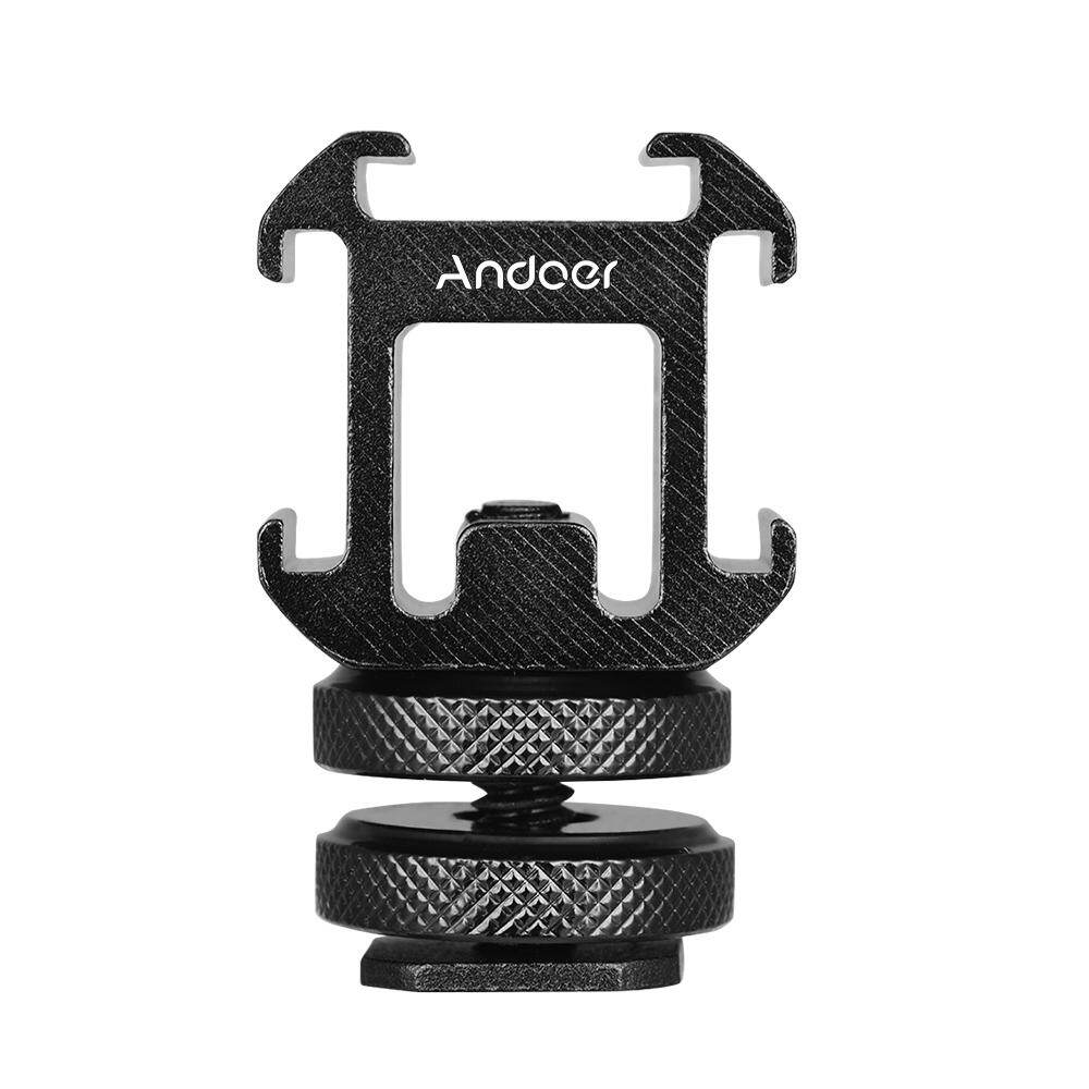 Andoer 3 Bộ Chuyển Đổi Gắn Giày Lạnh Bộ Chuyển Đổi Gắn Trên Máy Ảnh Dành Cho Máy Ảnh DSLR, Cho Đèn LED Video Màn Hình Micro
