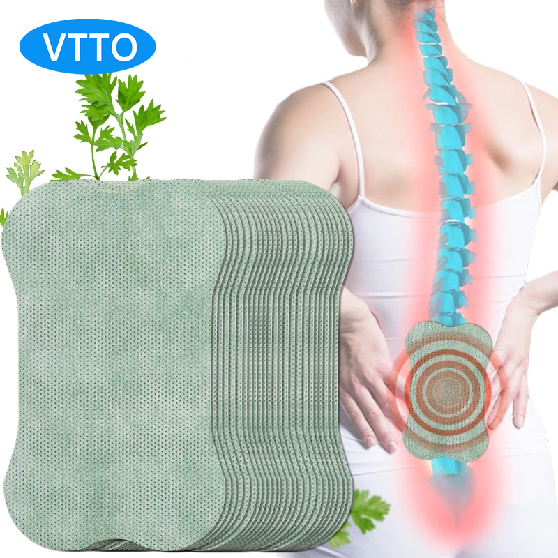 VTTO 12pcs Lumbar Spine Stickers Arthritis Moxibustion Medical Plaster Wormwood Back Pain Patch Self-heating Bone Pain Relief