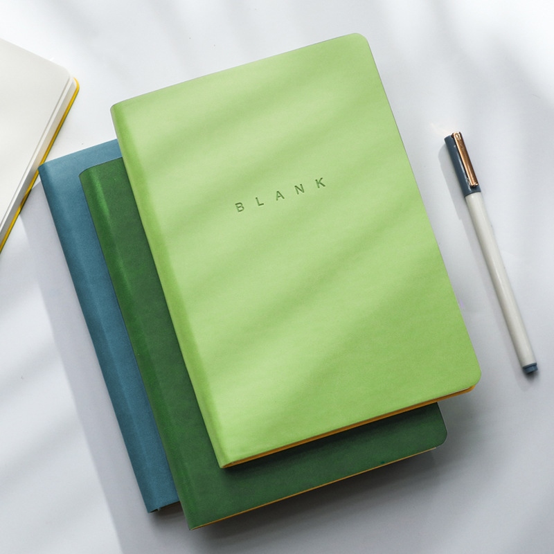 【Fire New】 A5 Diary Notebook Daily Business Office Notebook 288-Page Ultra-Thick Leather Notepad Diary Learning School Supplie For Student