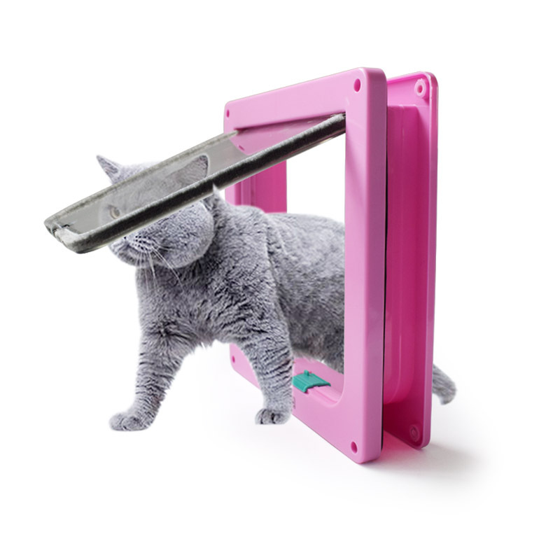 Lovinland Pet Cổng Cho Thú Cưng Chó & Mèo Cổng Điều Khiển Hướng Ra Vào Màu Ngẫu Nhiên (Kích Cỡ: XL/Màu Ngẫu Nhiên)