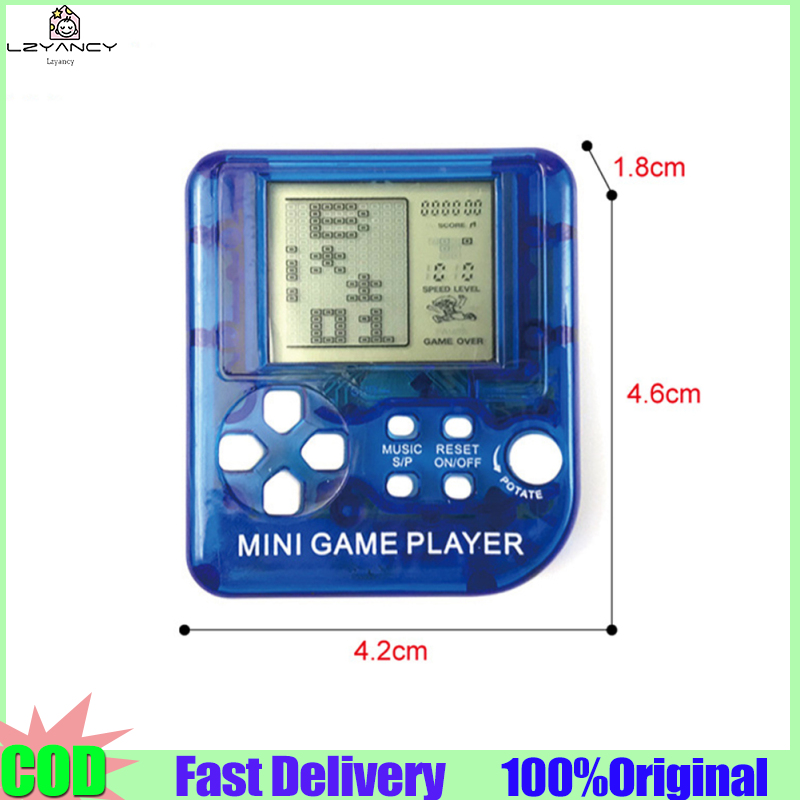 Lzyancy【hàng Có Sẵn】máy Chơi Game Cầm Tay Đồ Chơi Móc Chìa Khóa Trò Chơi Điện Tử Cầm Tay Cổ Điển Mini【cod】