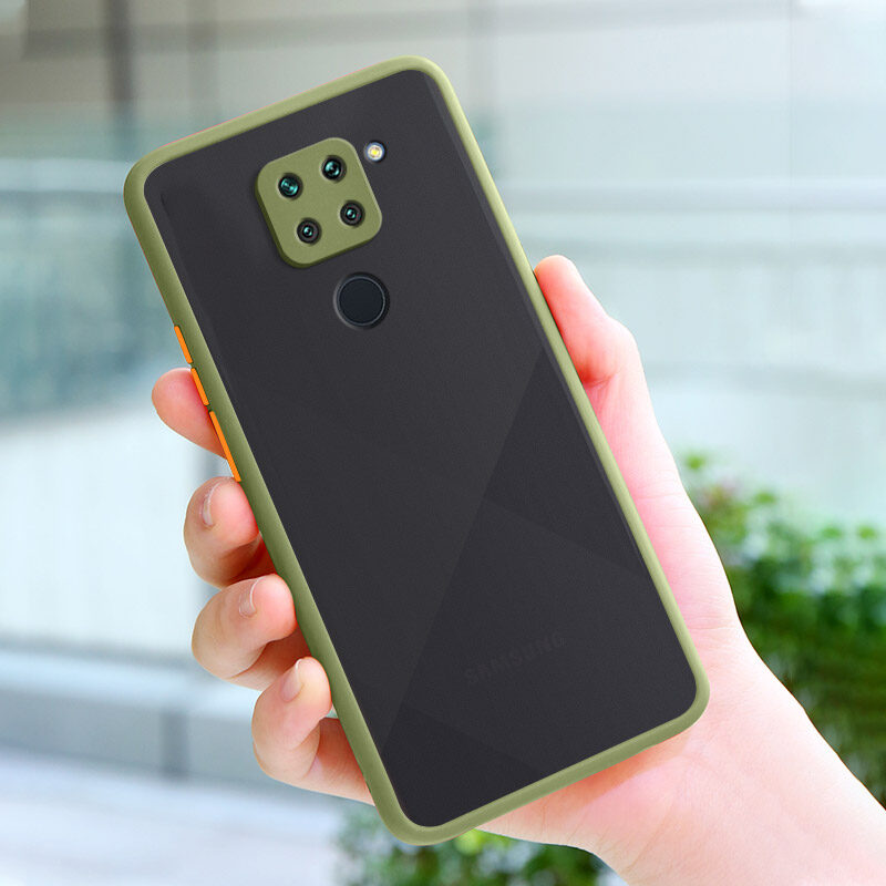 YBD Precision camera protection case For Xiaomi Redmi Note 9 Casing multiple colour Matte Hard PC Back Cover Shockproof Phone Case