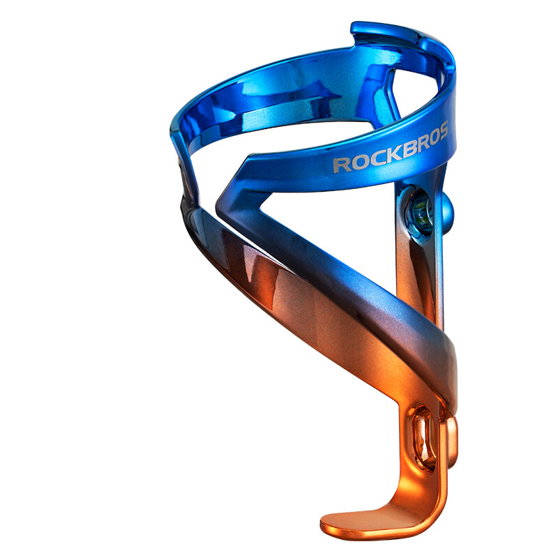 ROCKBROS Bicycle Bottle Cage riding gradient colorful PC plastic/ Aluminum alloy road bike mountain bike bottle holder