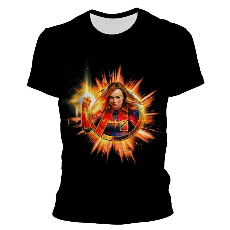 boys captain marvel shirt