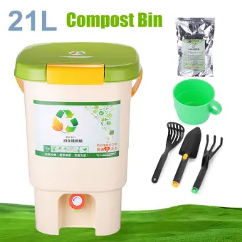 Kitchen Food Waste Recycle Composter Bin Aerated Lazada Singapore Food Waste Recycle Composter Bin