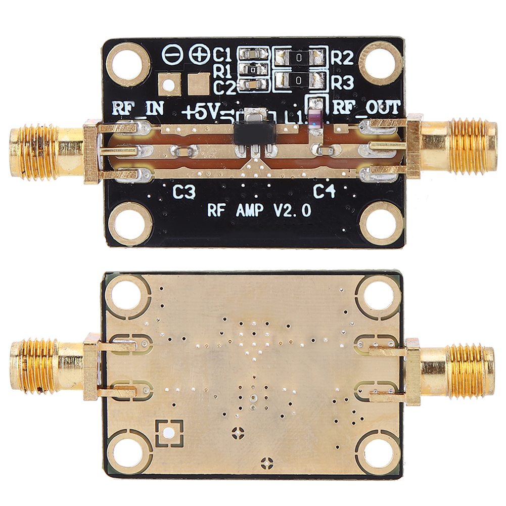 RF Amplifier Signal Module Electrical Accessory Wide Bandwidth High Gain Low Noise 1W 0.0 Widely Used in Short Waveth FM Broadcast Remote Control Receiver