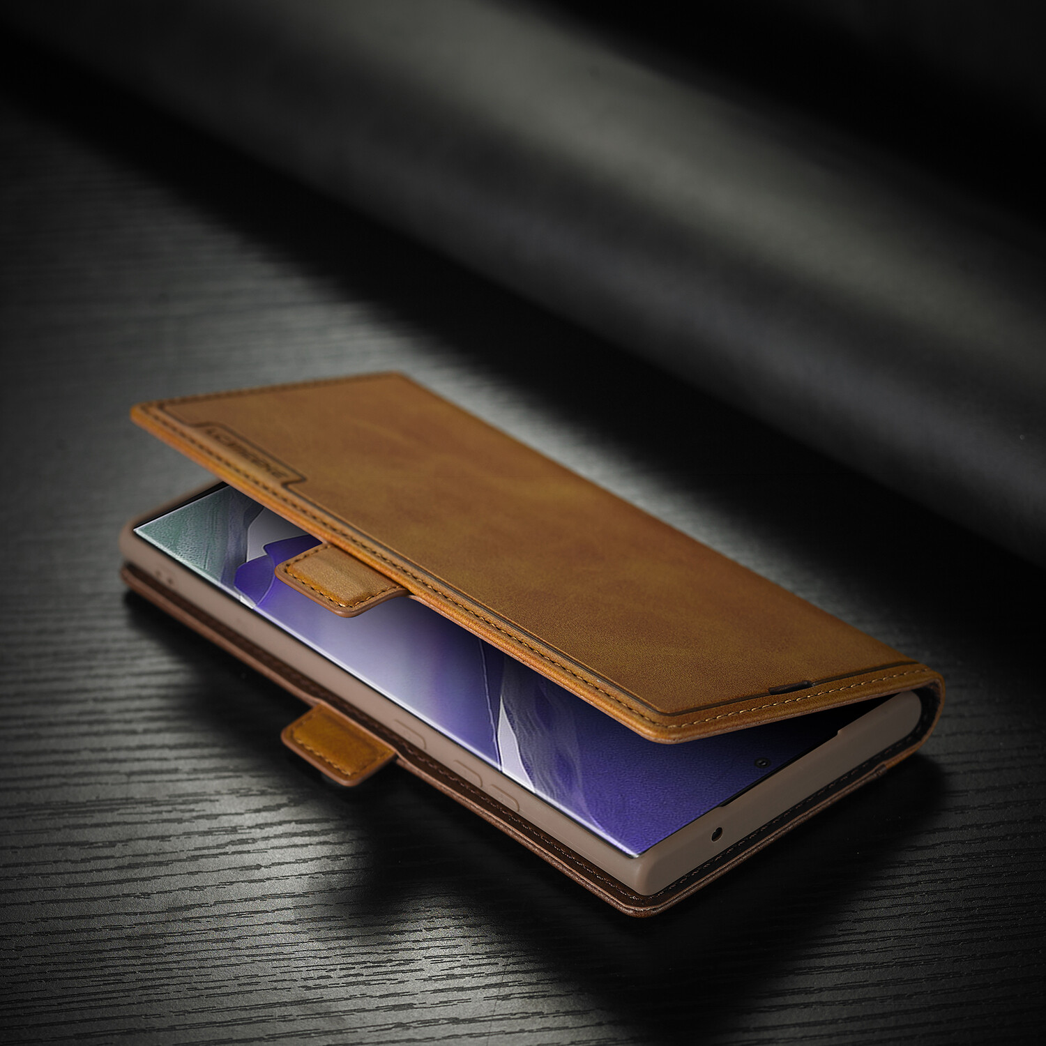 Thinmon for Samsung Note 20/Note 20 Ultra Case Luxury Retro Premium PU Leather Magnetic Flip Case for Samsung Note 20/Note 20 Ultra Luxury Denim Fabirc Retro Wallet Flip Case