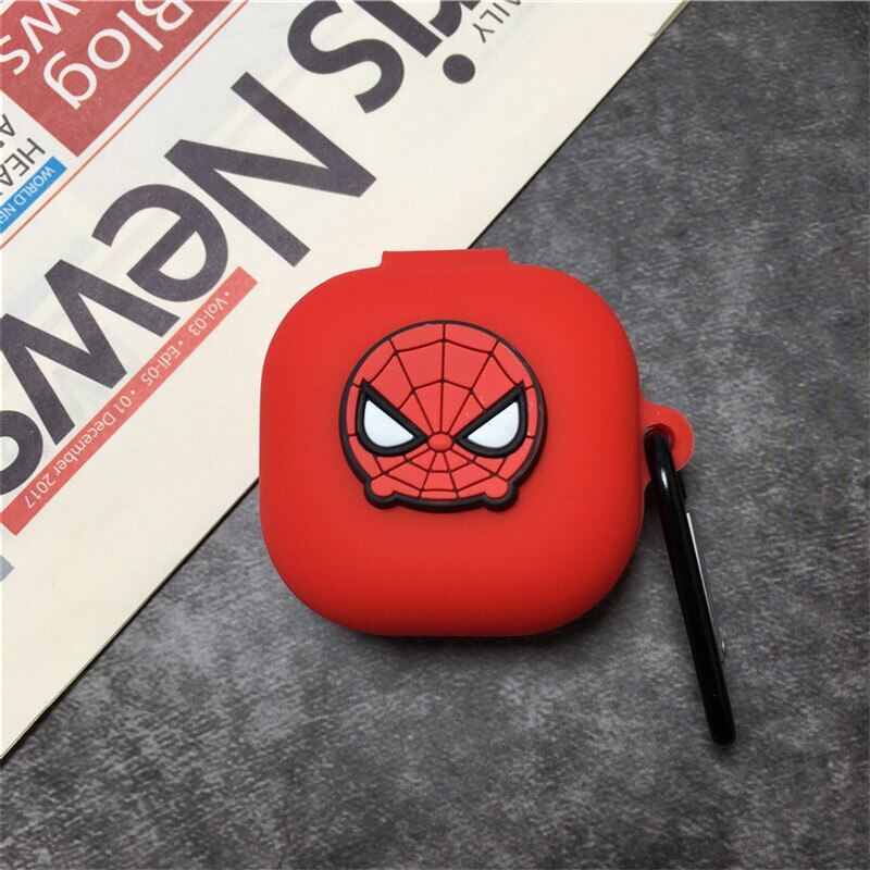 Earphone Case Cover For Samsung Galaxy Buds Live/Buds Pro Silicone Wireless Bluetooth Headphone Case Shell With Hook