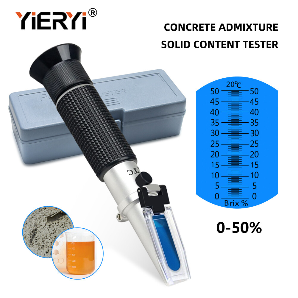 Yieryi 0-50% Brix Refractometer Handheld Sugar Meter High Precision Sweet Measure Tool for Sugar Honey